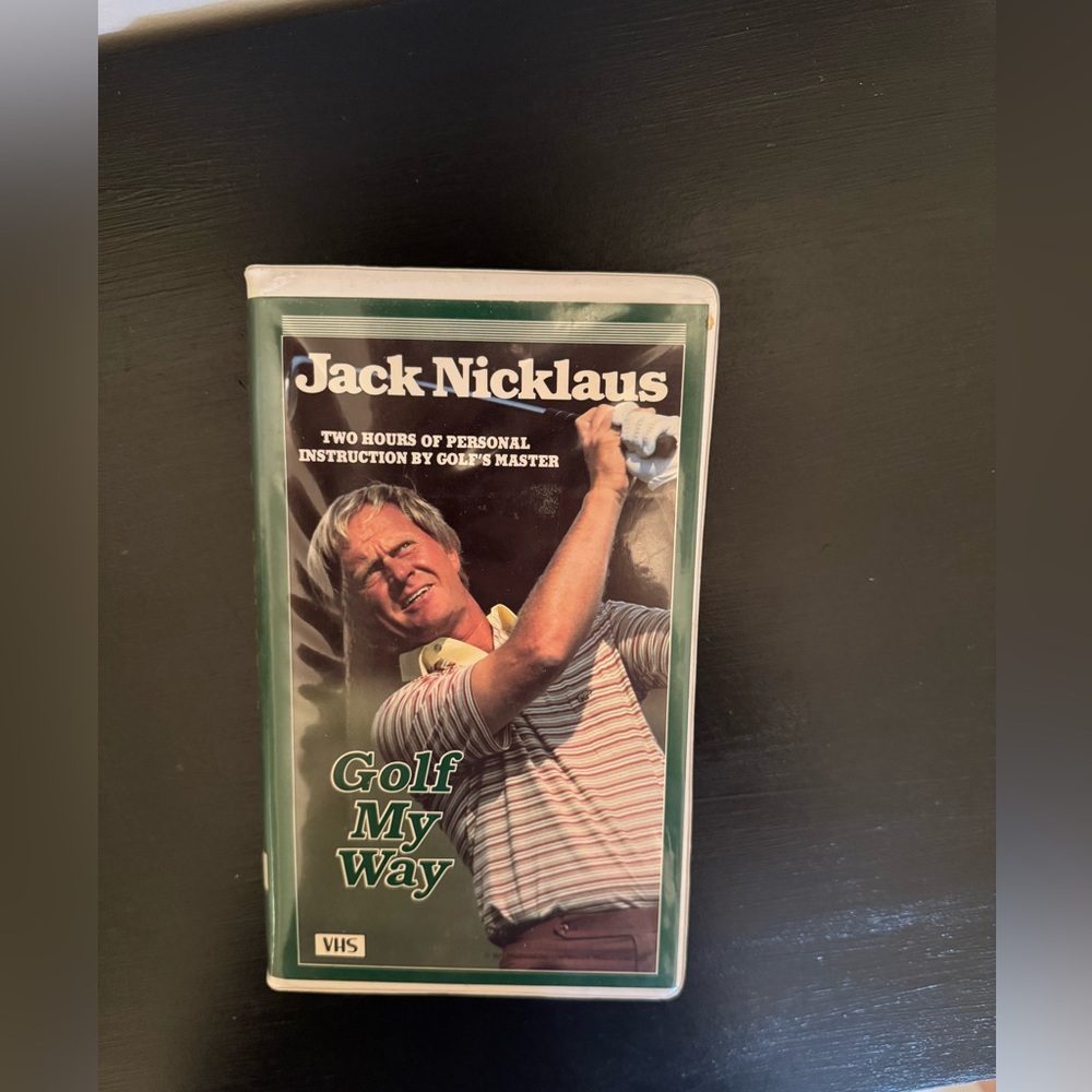 Jack Nicklaus Golf My Way VHS - Green Cover